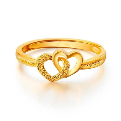 Gold Plated Retro Heart Ring - Our Top Selling Product