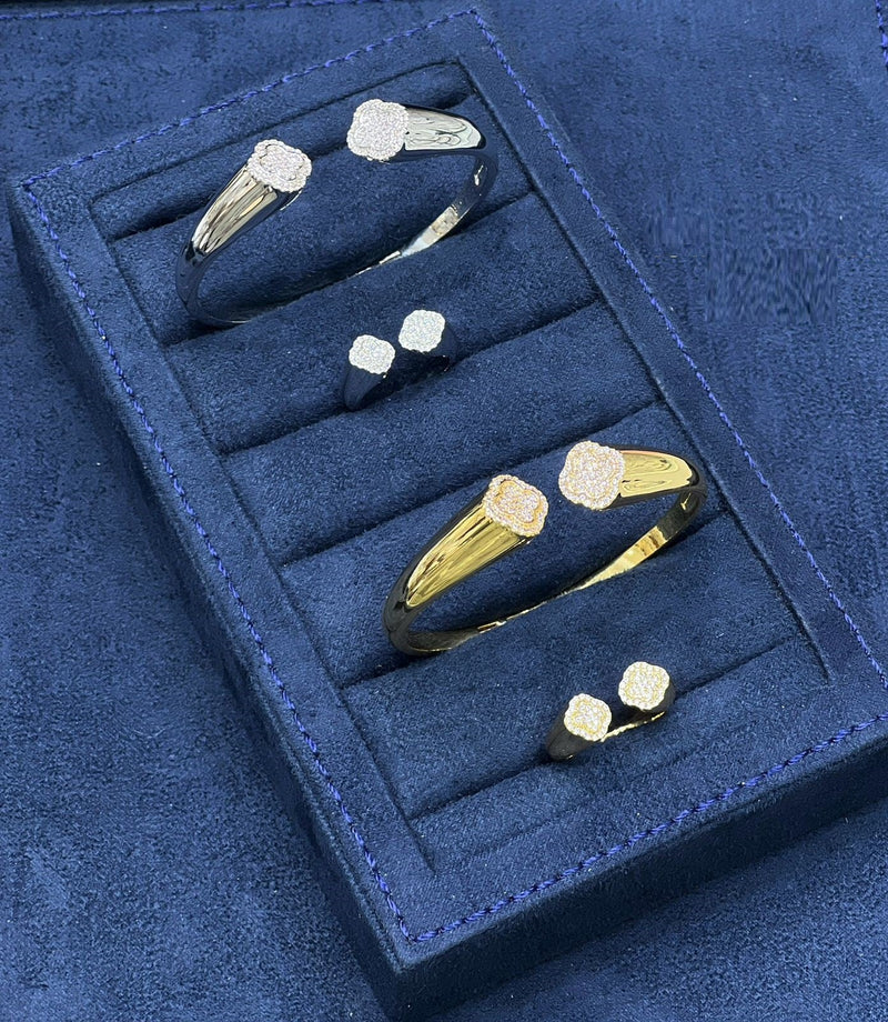 Modern Open Bar Radiance Kada Set For Women's